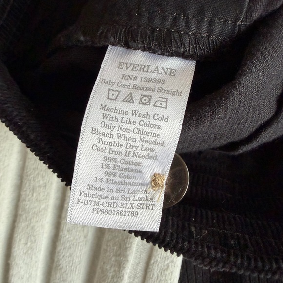 Everlane Baby Cord Relaxed Straight Pants - Picture 7 of 8